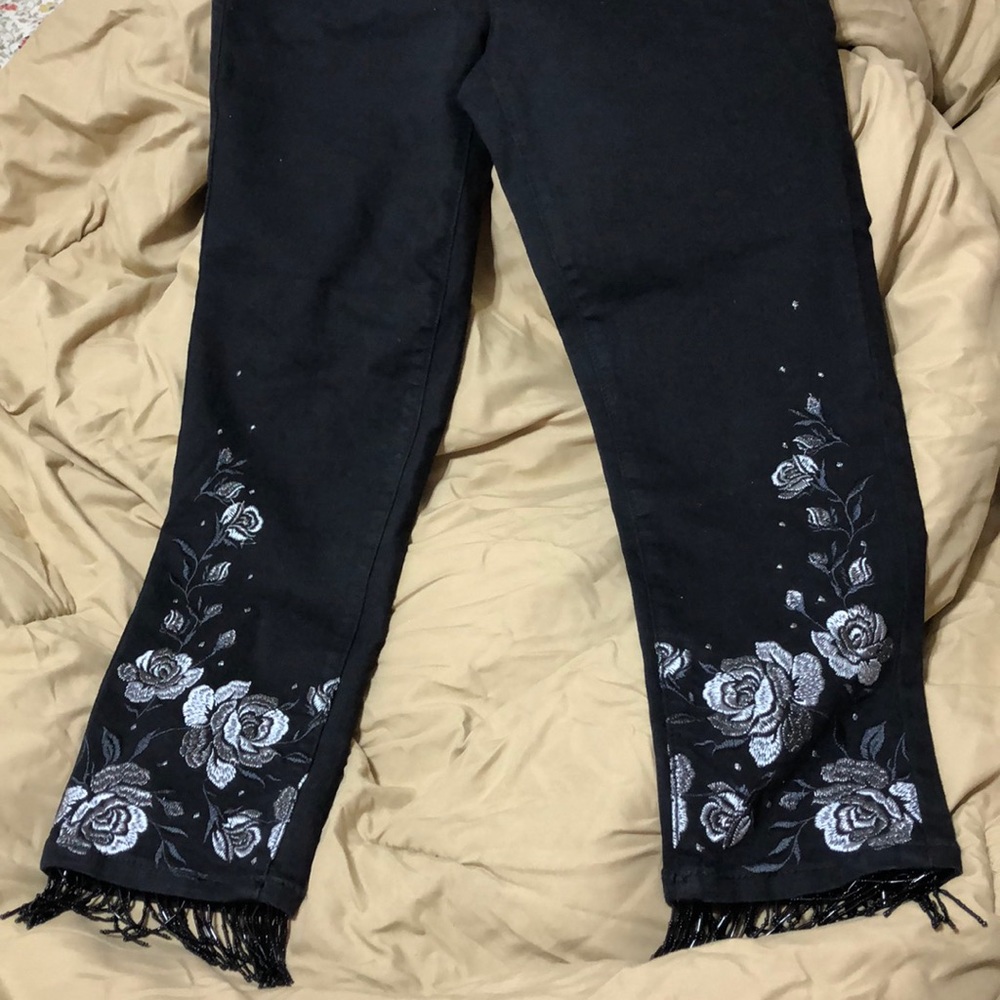 Diane Gilman Beaded Jeans